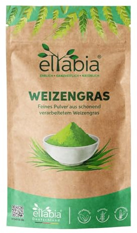 Poudre d'herbe de blé moulue 200 g | Poudre d'herbe de blé de qualité supérieure issue de l'UE | 100 % pure sans additifs