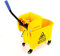 Chariot de Nettoyage en Plastique Jaune Professionnel 20L avec Support à Vadrouille