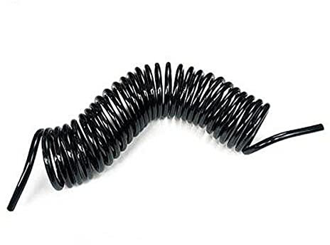 Spiral Pipe steam Pipe Pressure PU10 * 6.5mm 3/6/9/12/15M Compressor Pneumatic high Pressure Telescopic Hose Shrink Spring air d-Black,12M
