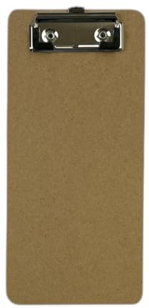 Schlankes Holz-Klemmbrett von Janrax – geeignet für A6-Papier