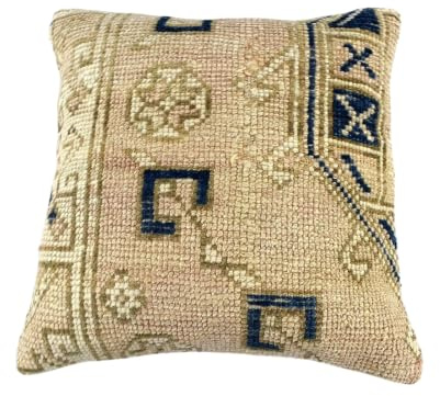 kelim kissen 40x40 cm handgefertigt kelim kissenbezug orientalische kissen kopfkissen viereckig dekorative bohemian kissenhülle dekokissen sofakissen zierkissen code A3154