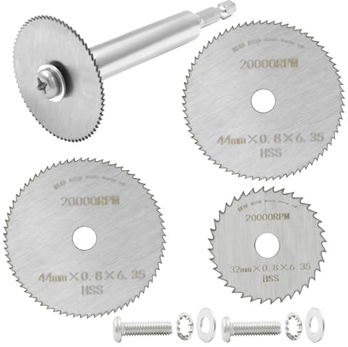 HARSKIYER PVC-Innenrohrschneider, Metall-PVC-Schneidwerkzeug, Kunststoff-Rohrschneider mit 1/4 Zoll Sechskantschaft für PVC, Holz, Kunststoff und weiches Metall (3,2 cm und 4,4 cm Durchmesser)
