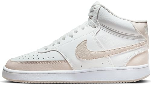 Nike Damen NikeCourt Vision Mid Sneaker, Weiß Summit White Lt Orewood BRN White, 40 EU