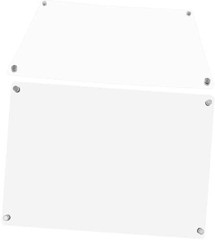 Ciieeo 2stücke Magnetische Dry Erase Board Für Kühlschrank Acryl-trockenlöschtafel Klare Schreibtafel Wiederverwendbare Planungstafel Flecken Leicht Abwischbar