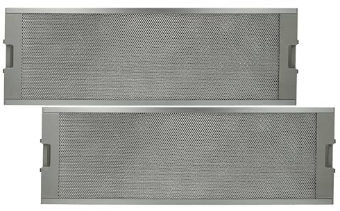 vhbw 2x Filter Metallfettfilter kompatibel mit Imperial DMA 64/4 | DMA 64/4/B 001, DMA 64/2 EL EX/E 001, DMA 64/2 EL EX/NL Dunstabzugshaube, Metall