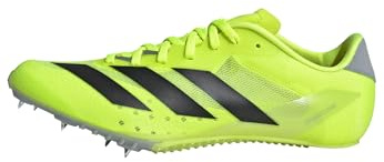 Adidas Unisex-Adult Adizero Sprintstar Track and Field, Lucid Lemon/Black/Halo Silver, 10