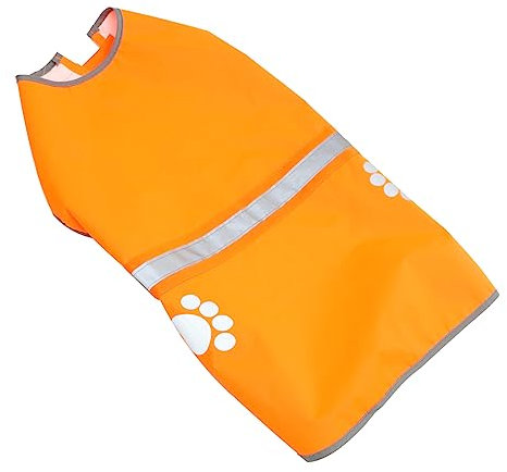 BESPORTBLE Reflektierende Hundeweste Aus Strapazierfähigem Oxfordstoff Atmungsaktiv Und Leicht Mit Auffälliger Warnfarbe Für Bessere Sichtbarkeit Bei Outdoor-aktivitäten Für Kleine Und Mittel