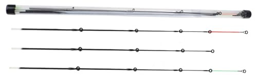 Sharplace 3X Feeder Rod Feeder Angelrute 3 Spitzen Rod Pole Carbon/Fiberglas Rod Tip Ersatzteile Ersatz Verlängerung Karpfen Angelrute