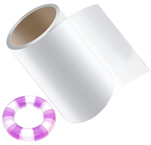 Yonuaret Pool Patch Repair Kit - Waterproof TPU Pool Repair Tape - Water Proof TPU Clear Repair Patches, Inflatable Repair Patch Rubber Boat Patch Sticker, Waterproof TPU Pool Repair Tape