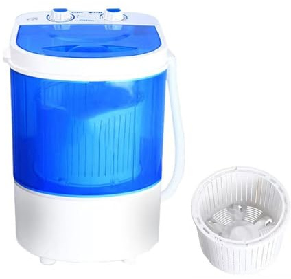 Piccola Lavatrice 31x30x45cm Compatto Ed Eco Capacità Di 4.5 Kg Lavatrice Da Campeggio Mulifunzione 2 In 1 Per Viaggi E Uso Domestico