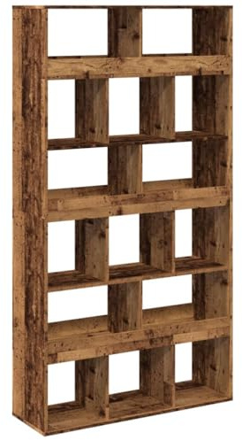 vidaXL Raumteiler Altholz-Optik 100x33x187,5 cm Holzwerkstoff