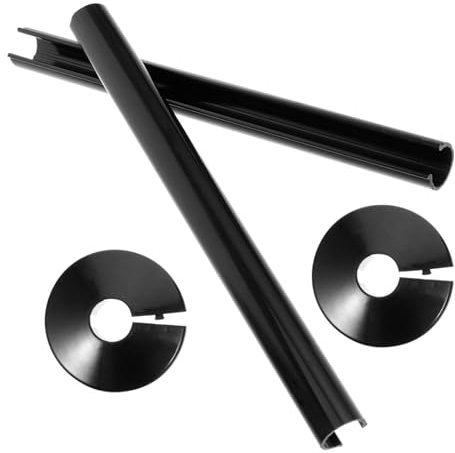 KONTONTY 2er Set 15mm Rohrverkleidung Wandverkleidung Für Gas Wasser Heizungsrohre Dekorative Abdeckplatte Für Wasserrohre Und Heizkörper Ideal Zur Verkleidung Unschöner