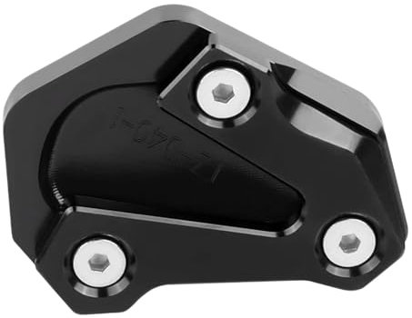 Motorrad Ständer Fuß Für Ya&ma&ha Für 600 R6 2006-2016 CNC Kickstand Motorrad Fußseitenständer Vergrößern Pad Erweiterung Stützplatte Ständerpolster-Verlängerung(1)