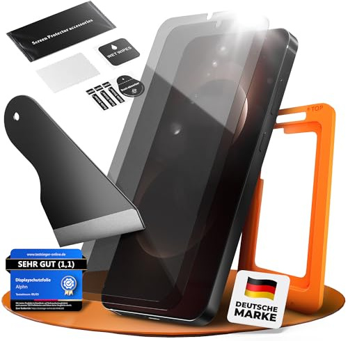 Alphn Samsung Galaxy S23 Panzerglas – Displayschutzfolie mit Auto-Einbau System – 9H Härte – Blasenfrei – Anti-Fingerprint – Stoßfest – Ultra-klarer Displayschutz, 2 Stück