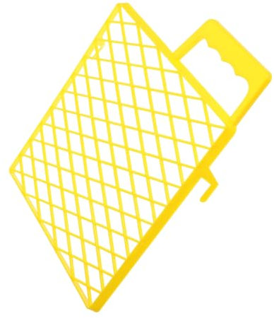 HOMSFOU Plastic Painting Bucket Grid and Paint Roller Tray Screen 8.5-inch Paint Tray Part