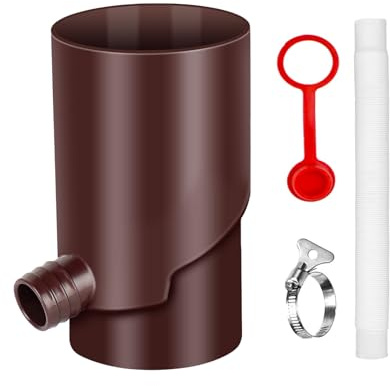 de recogida de agua de lluvia: distribuidor de lluvia resistente a los rayos UV, resistente a la intemperie, con base y grifo, barriles de lluvia portátiles para recoger el agua