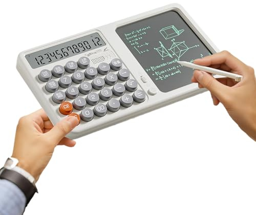 Scientific Calculator - A Level Maths Calculator | Calculators Notepad | Calculator Tool with Handwriting Drafting Board Large Screen Protector for Students Business Adult School
