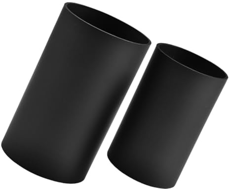 DIYEAH 2 piezas Organizador de Utensilios Cocina Resistente Grande y Pequeño Soporte para Cubiertos Palillos y Cucharas Bote de Almacenaje para Encimera Cocina Diseño Elegante y