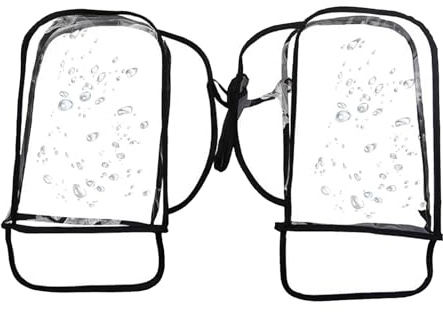 Calentadores de manos para manillar, cubierta para manillar de vehículo, protección para el manillar del vehículo, resistente al frío, resistente al agua, resistente al viento, cubierta transparente