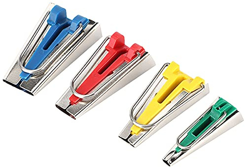 Haofy Langlebiger Schrägbandformer mit Hochwertigem Material für Saubere und Stabile Leistung, 4-teiliges Bandformer-Set Zum Basteln von Rot/Gelb 6 Mm/12 Mm/18/25 (Rote Karte)