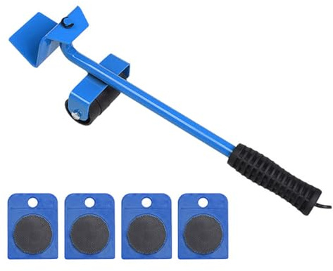 ANKROYU Sollevatore per mobili Ruote universali multifunzionali per carichi pesanti Slider per dispositivi di spostamento per apparecchi Ruote per spostare letti e mobili pesanti i (Blu)