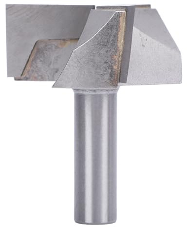 3 brocas de enrutador para fondo de flauta, herramienta de ranurado de carburo para máquina cortadora plana, fresa de mango redondo de 12 x 50 mm para trabajos en madera, CNC y enr