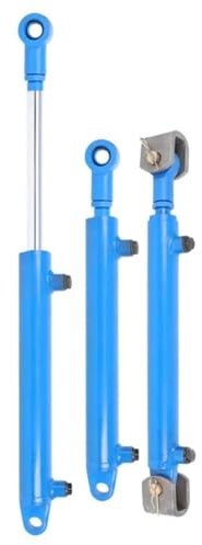 Compatibile con mini escavatori, piccolo cilindro dell'olio idraulico a doppio orecchio a doppia faccia(150mm)