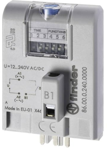 Finder Serie 86 – Modul Delay Timer 240 VAC/DC aufgeregt