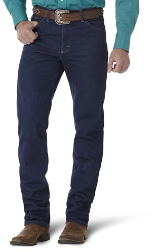Wrangler Men's Premium Performance Cowboy Cut Regular Fit Jean, Prewashed, 42W x 32L