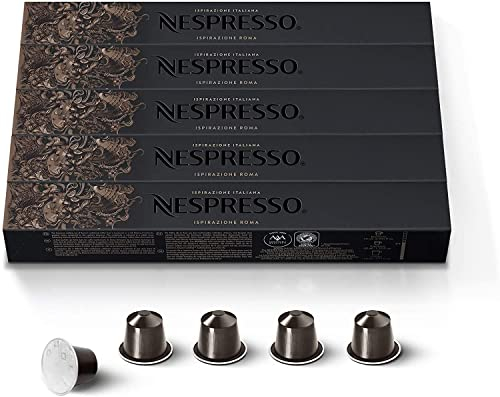 50 Nespresso ROMA Coffee Capsules