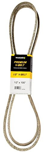 MaxPower Courroies 347543, renforcé au kevlar, 1/2 x 100 - 4L1000 - longueur extérieure L(a) 2540 mm.