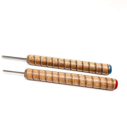 Paper Bead Roller Quilling Tool Set of Two 1/8 Inch & 3/32 Inch Slotted Metal Winding Pin for Paper Jewelry Making