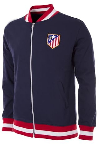 Copa - Chaqueta de entrenamiento - Fútbol - Hombre - Atletico de Madrid 1969 - Retro - Azul - 50% algodón - 50% poliéster - Talla XL