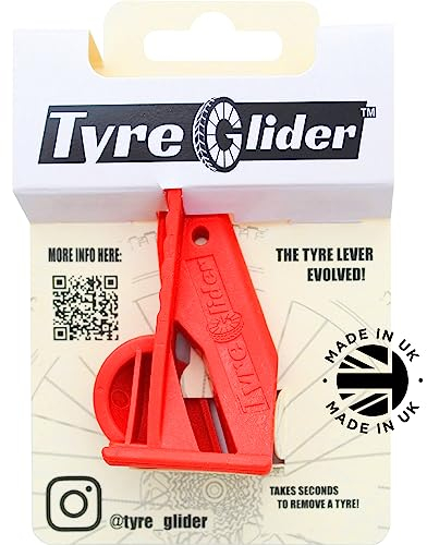Tyre Glider - The Original Bicycle Tyre Lever | Unbreakable by Design | Suitable For All Tire Widths | Professional-Grade, Reinforced & Patented Bike Tire Tool | Made in the UK