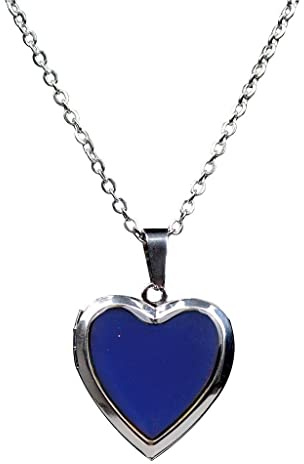 zalati Collar con Colgante de Cambio de Estado de Ánimo Color Cambio de Emoción Cambio de Temperatura Recuerdo Regalo