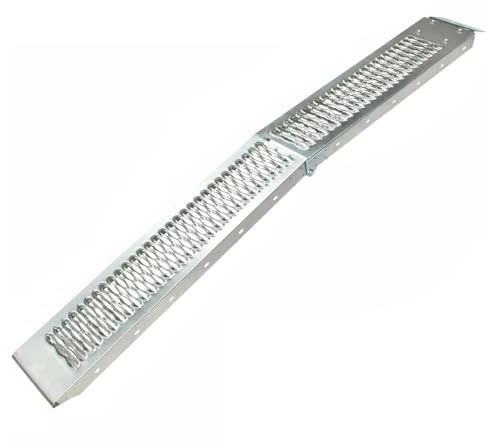 Rampe de Chargement Pliante et Antidérapante en Acier pour Moto Scooter Vélo 200kg 1.8 Metre
