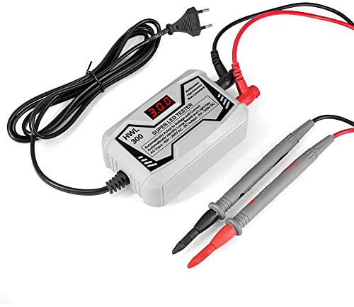 Lisher LED-Tester, Ausgang 0 – 300 V, LED, Tester für Hintergrundbeleuchtung, TV, LED-Streifen, vielseitig, Perlen, Testwerkzeug, Instrumente, /Weiß, EU-Stecker
