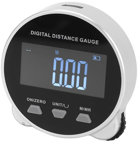 Elektronisches Maßband mit LCD-Display, Wiederaufladbares Digitales Lineal für Flache, Gebogene Durchmesser mit Ungerader Form, Rollendes Maßband