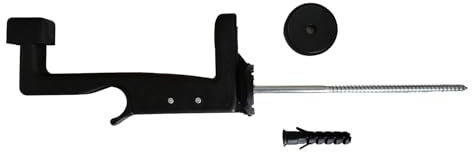 Ferma persiana grillo per doppia anta con vite da 150 mm - 15 cm