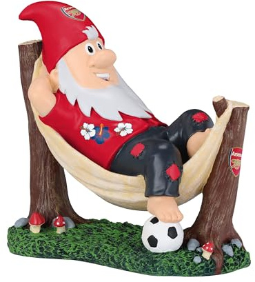 FOCO Officially Licensed Arsenal FC Football Hammock Garden Gnome