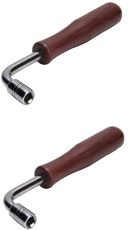 SHOWERORO 2 Stücke Viereck Tuner Für Schallloch Tuner Präzision Schlüssel Hand