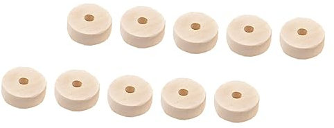 NUOBESTY 50stücke Holzräder DIY Basteln Unfertige Holzräder Zum Malen Und Beschriften Holzchip Für Heimdekoration Und Kreative Projekte