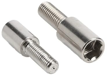 EKHNMTCM M5 M6 M8 M10 M12 M14 M16 Innensechskant-Zylinderschraube Verbindungsschraube Verdickte Zylinderschraube mit langem Schwanz Pneumatische Mutter(Carbon Steel,M12X18X60(1PCS))