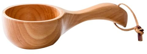VINTORKY Elegante Japanische Schöpfkelle Aus Holz Zum Servieren Von Reis in Der Küche Und Zum Gießen Im Garten Robust Und Pflegeleicht