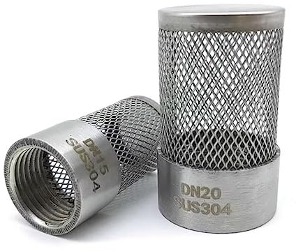 ByNGSDCC Water pump filter, 1pcs Stainless Filter, 1/2 3/4 1 1-1 * 2 2 3 4 Female Thread Filter For Garden Irrigation Aquarium Water Pump, Mesh Cover (Color:4) (Color : 1) (Color :(1)