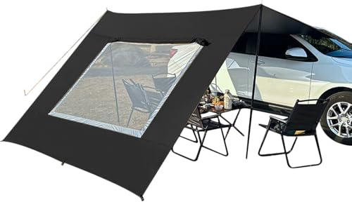 Auto-Markise, Auto-Markise, Camping, Autozelt, Sonnenzelt für den Außenbereich, UV-Schutz, faltbar, mit Schirm zum Campen
