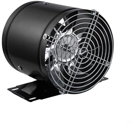 6 Inch Multifunction Exhaust Fan, Powerful Mute Kitchen Wall Ventilator with Copper Motor, 7 Thickened Blades for Efficient Air Circulation in Household, Office, Restaurant