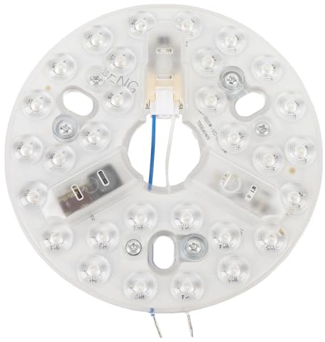 Pannello luminoso rotondo a LED, 13,5 cm, kit per ventilatore da soffitto a LED, modulo lampada per camera da letto, corridoio, soggiorno