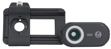 Generic Lente de Microscopio para Teléfono F1.8 CPL, Filtro Polarizador de Gran Apertura, Accesorio de Lente para Cámara de Teléfono para Fotografía (100X)