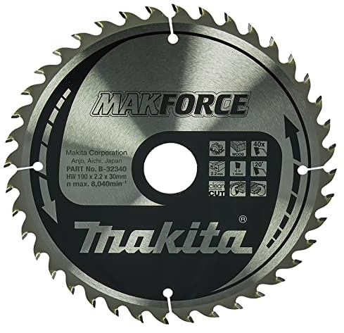 Makita Makforce Saegeblatt, 190 x 30 mm, 40Z, B-32340